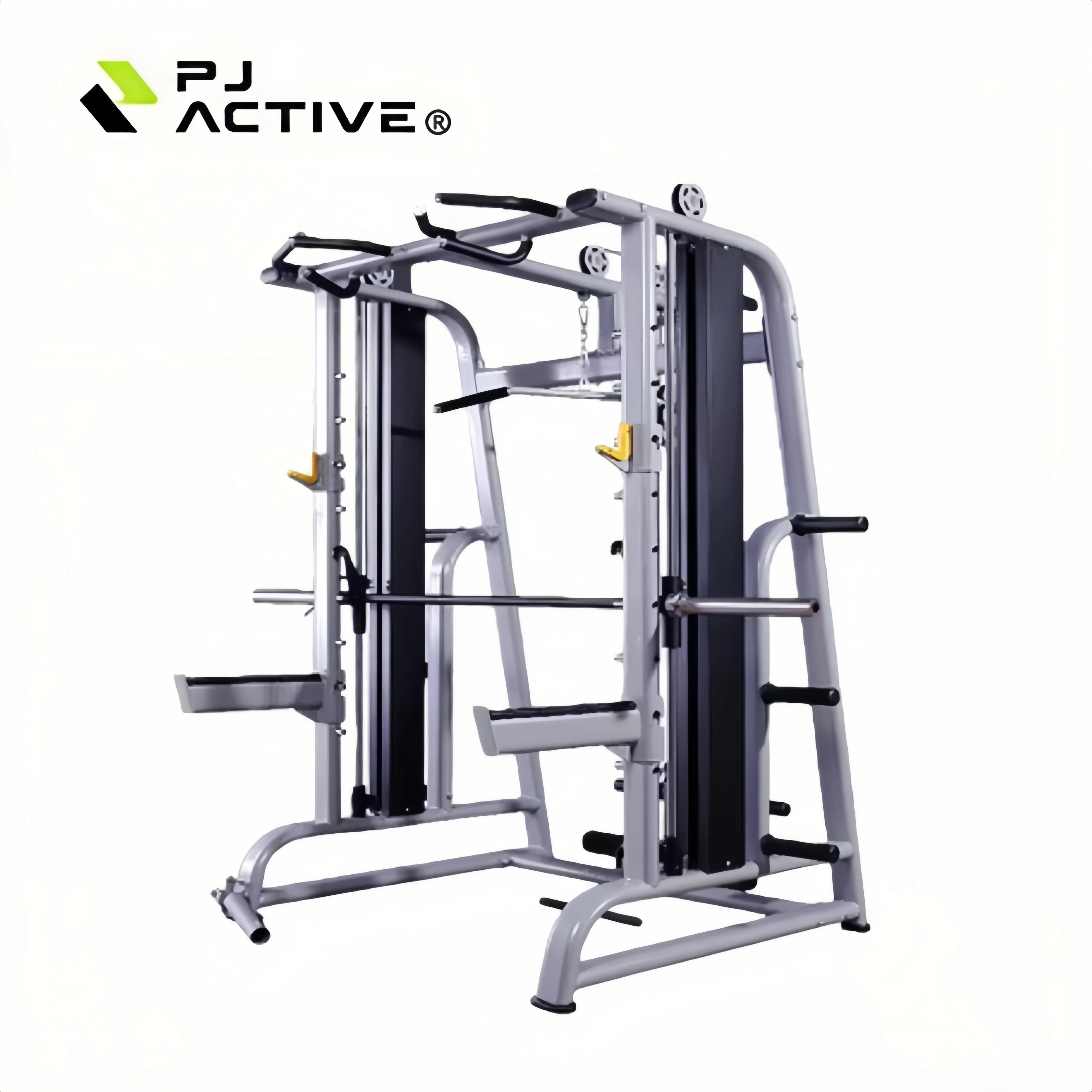 PINJIAN Home Body Building Multi Functional Power Cage With Weight Lifting Trainer Smith Machine for Home Use