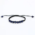Wholesale 7 Chakras Colorful Woven Bracelet with Amethyst 6MM Stone for Healing Reiki Prayer Yoga Balance Hot Selling Product