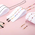 2026 Hot-Selling MEIJIN Brand MJC40 Model Colorful Ball Beads Fashion Eyewear Chain with Silicone Customizable Logo