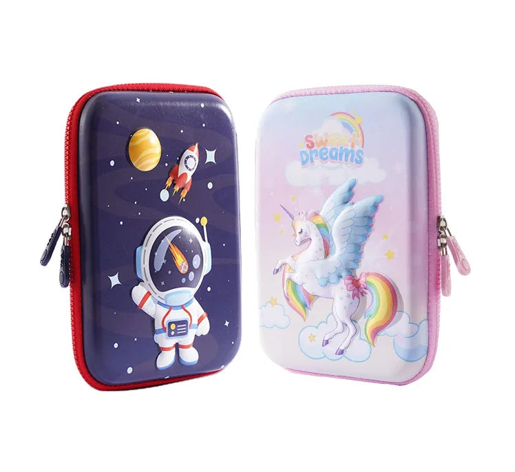 Fashion EVA Cute School Students Pencil Bag Pencil Case for Kids Organizer Box