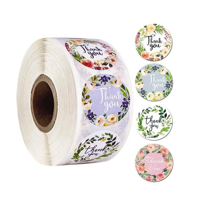 Customized Logo Adhesive Roll Labels Stickers Label Holographic Sticker for Packaging
