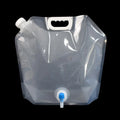 New Product Portable Water Bag 10 Liter Plastic Butterfly Valve Water Pouch Drinking Liquid Spout Pouch with Tap