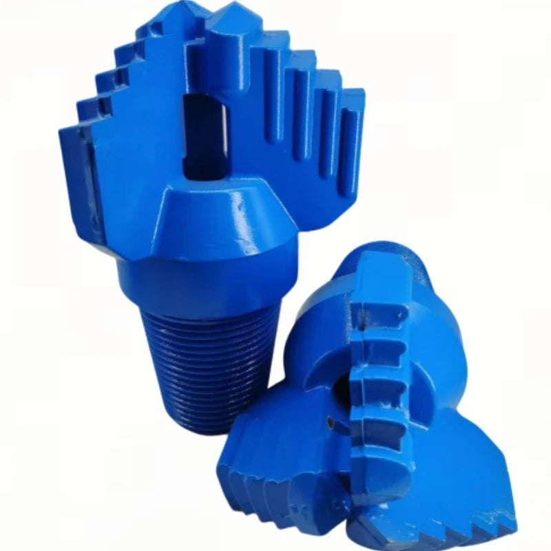 FengSu(FS) 190mm Three Wing Tungsten Carbide Alloy Drag Bit Soft Soil Shale Sandy Water Well Drilling Custom Thread 1 Year