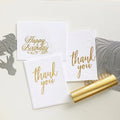 Wholesale Custom Yzj Brand Guangdong Gold Foil Stamping Business Wedding Greeting Invitation Paperboard Thank You Cards