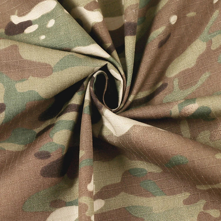 American Style 65% Polyester 35% Cotton Ripstop CP Camouflage Fabric Heavyweight Twill for Home Decor and Bagging Uniforms