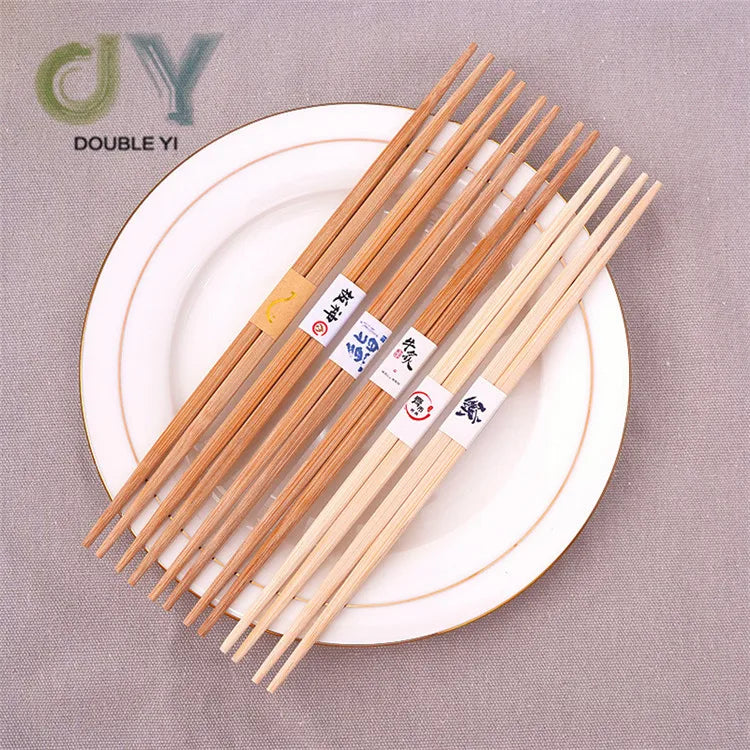 Custom Disposable Japanese Cuisine Chopsticks Custom Design Paper Girdle Bamboo Chopsticks