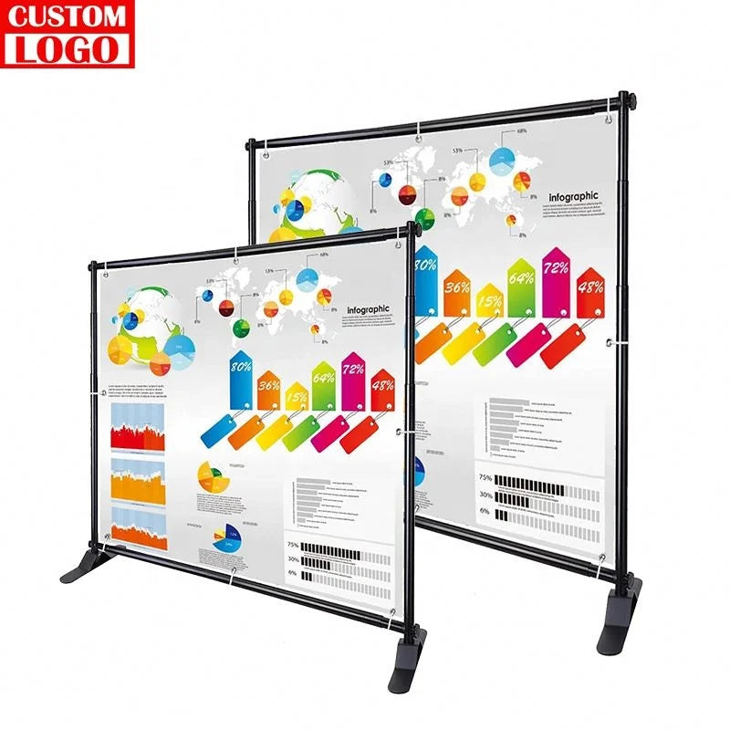 Unique Retractable Stand Wall to Display Convenient Wall Backdrop Promotion Portable Backdrop Telescopic