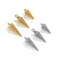 Non Tarnish Real 18K Gold Filled Round Stainless Steel Crimp & End Beads for Jewelry Components Making Irregular Beads