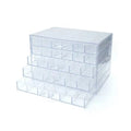 Acrylic Multi-Layer 120 Grid Drawer Transparent Desktop Diamond Display Box for Nail Accessories Storage Organization Plastic