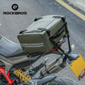 ROCKBROS High Capacity Tail Bag Motorcycle Waterproof  Saddle Bags Bicycle Rear Rack Pannier Duffel Delivery Bag Motorcycle