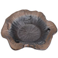 Vintage Ceramic Coasters Handmade Coarse Pottery Tea Cup coaster Lotus Leaf Creative Kung Fu Tea Set Tea Ceremony Utensils