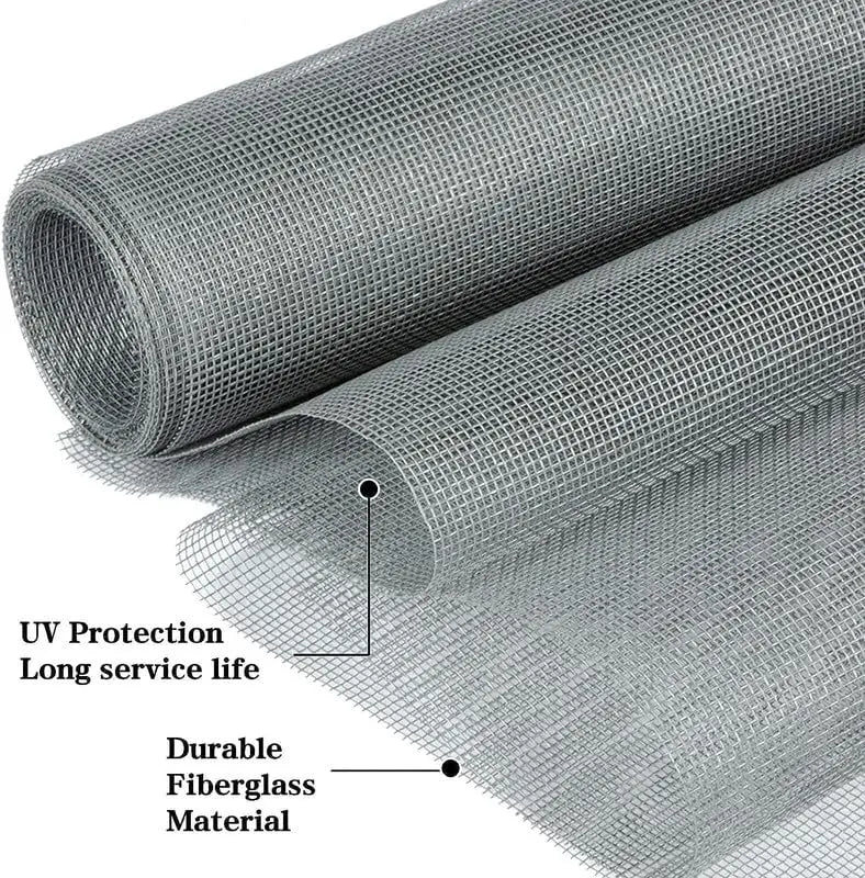 FiberGlass Coated Fiber Glass Window Screen Insect Mosquito Screen Mosquito Net for Windows