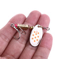 6.3CM 5.1G Hot Sale Fishing Lure Spinner Artificial Metal Spoon Fishing Bait