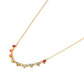 CANNER Fashion Ins Style S925 Sterling Silver Cz Color Diamond Daily Simple Women Collarbone Necklace