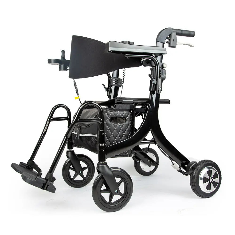 18KG Ultralight Multifunctional Aluminium Electric Rollator for the Elderly Shopping Mobility Scooter Electric Wheelchair
