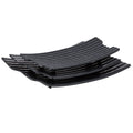 Wholesale Unbreakable Japanese Restaurant 13 Inch Black Melamine Rectangle Sushi Plate Eco-Friendly Dishwasher Safe