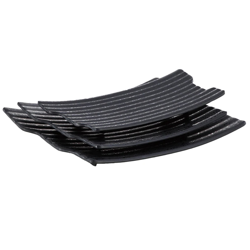 Wholesale Unbreakable Japanese Restaurant 13 Inch Black Melamine Rectangle Sushi Plate Eco-Friendly Dishwasher Safe