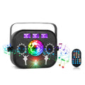 60W Strobe Magic Ball Laser Light Black Lamp Speak Lighting for Nightclub Small Party KTV Bar Red Green Lazer Lights