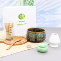 Bambus Black Gift White American Style Bamboo Matcha Whisk Set with Powder Eco-Friendly Food Safe Custom Logo Box