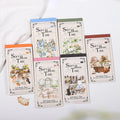 18 Sheets Per Pack Dual Material Die-cut Sticker Book Soft House Time Series Home Landscaping Theme