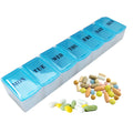Hot Sell Many Kind of Design 7 Days Compartments Weekly Plastic Portable Pill Organizer 7 Cases Pill Box With Cups Pill Planner