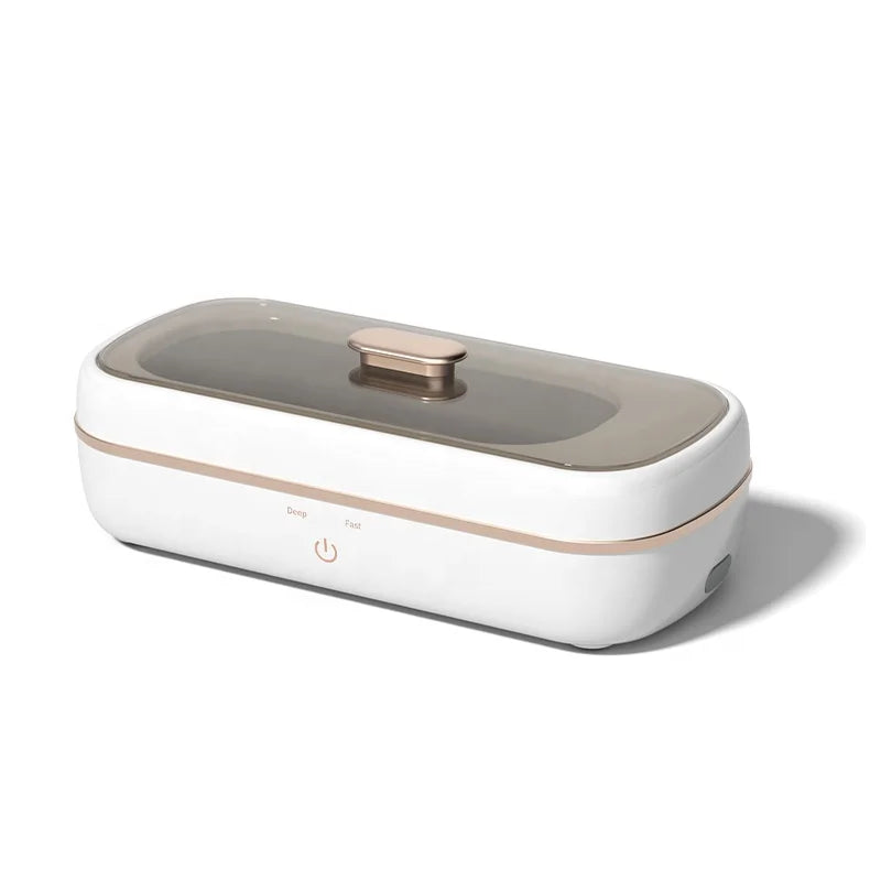 New Design 45KHz UV Rays Household Ultrasonic Cleaning Machine Suitable for Glasses Dentures and Jewelry Ultrasonic Cleaning