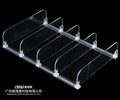 ORIO Clear Acrylic Supermarket Shelf Dividers & Pusher with Eco-Friendly Design for Retail Product Display