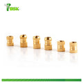 Double Twill Hot Melt Insert Nut Copper Nuts Brass Unc 1 /4 -20 Threaded Ultrasonic Inserts