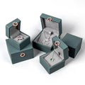 Luxury New Design PU Leather Jewelry Set Boxes Faux Leather Jewelry Packaging