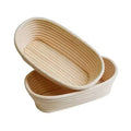 Bread Bosses Cane Oval Bread Bannetrons Proofing Basket Eco-Friendly Multifunction Laser Logo Home Kitchen 1 Per Kit for