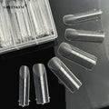 3Type Nail Extension Arched Top Forms Quick Building Mold Dual Forms Square  Stiletto Coffin Upper Nail Forms