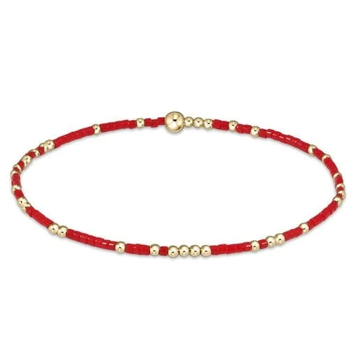 Bohemia Multi Colors Tiny Cute Gold Beads Miyuki Beaded Stretch Hope Bracelet Custom Colors