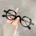 STORY PSTY4110D Italian Design Vintage Eyeglasses Round Frame Optical Glasses Retro Millet Nails Anti Blue Light Glasses