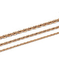 Wholesale Bulk Rhodium Plated Sterling 925 Silver Diamond Cut Sparkle Rope Chain