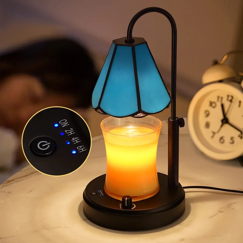 Aromatherapy Timing Adjustable Melting Wax Lamp Home Bedroom Night Lamp Melting Candle Lamp