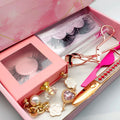 Lashes3D Wholesale Vendor 25MM Synthetic False Faux Mink Wispy Silk Eyelash Bulk Premium Korean Silk Lashes With Packaging Box