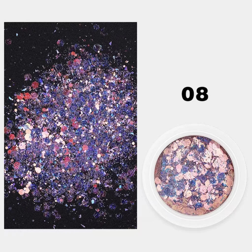 Women Hot Sale Nail Decorations Sequins Jewelry Rhinestones Nail Polish Glue Nails Art Stickers