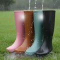 Hot Sale Custom Adult Long Anti-slip Waterproof Rubber Women Wellington Rain Boot for Ladies