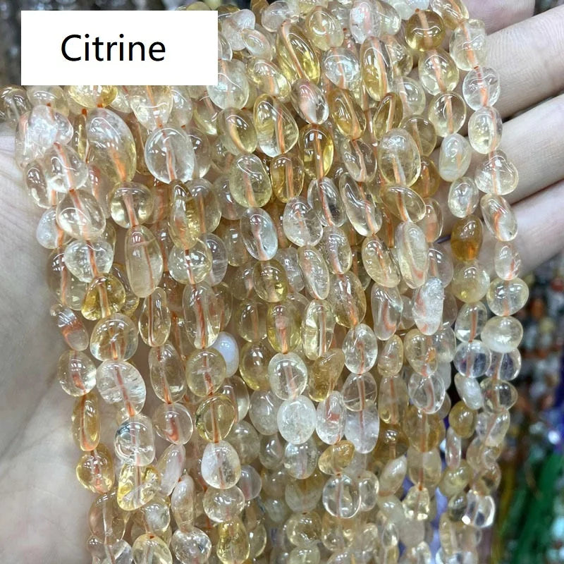 Various Irregular Cirtine/Apatite/Pink Opal/Austrpricean Jade/Lemon Citrine Loose Beads Wholesale for Necklace Bracelet Making