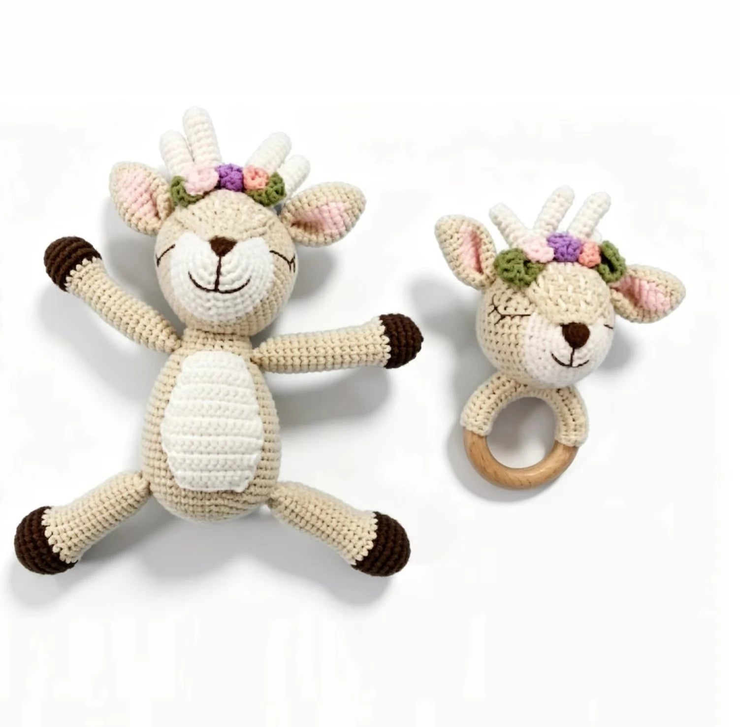 Custom Crochet Toys Handmade Amigurumi Cute Girl Princess Doll Stuffed Plush Toy with PP Cotton Filling Comforter for Children