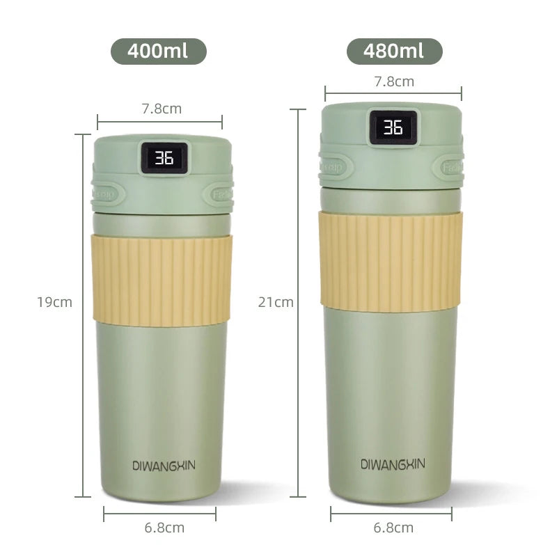 FX Factory Valentines Gift 304 Stainless Steel Vacuum Insulated Coffee Mugs Led Temperature Display Office Drinking Tumbler