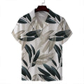 Men's Summer Dress Shirt Custom Beach Button up Breathable and Anti-Wrinkle Sublimation Printed