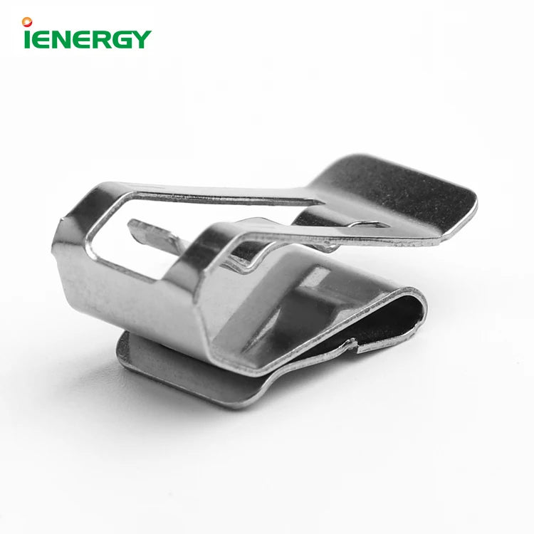Universal Solar Cable Clip for PV Panel Holding 2 Cables Stainless Steel Wire Management Clip