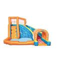 Bestway 53303 PVC Inflatable Outdoor Huricane Tunnel Blast Mega Water Playful Model Park Bouncy Castle Pool with Slide