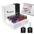 CANNI VENALISA Uv Gel Polish Kit Full Set with Peel off Base Coat Topcoat Nail Uv Enamel Gel Polish Kit Camouflage Extension Gel