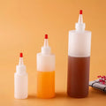 HDPE Plastic Squeeze Dropper Bottles 60ml 120ml 250ml 500ml Empty Food Oil Water Hair Juice Lotion Twist Top Cap Packaging