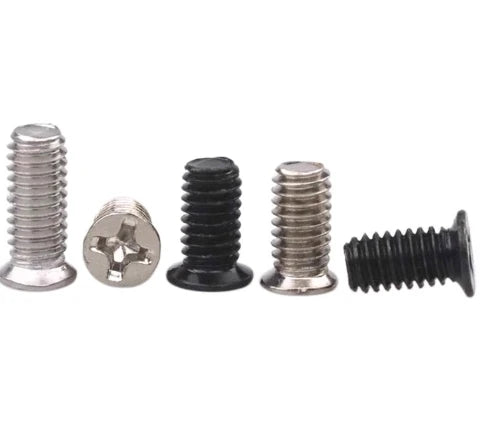 304 Stainless Steel M2 M2.5 M3 M4 M5 M6 FM Small Countersunk Head Thin Head Screw Small Flat Head Cross Screws