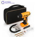 UF-TOOLS 20in1 8V Cordless Electric Screwdriver Set with Lithium Battery 10Nm Max Torque & LED Light for DIY Computer Repair