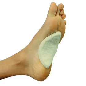 6 Pairs Adhesive Arch Support Pads Felt Foot Insert Flat Feet Arch Support for Women and Men