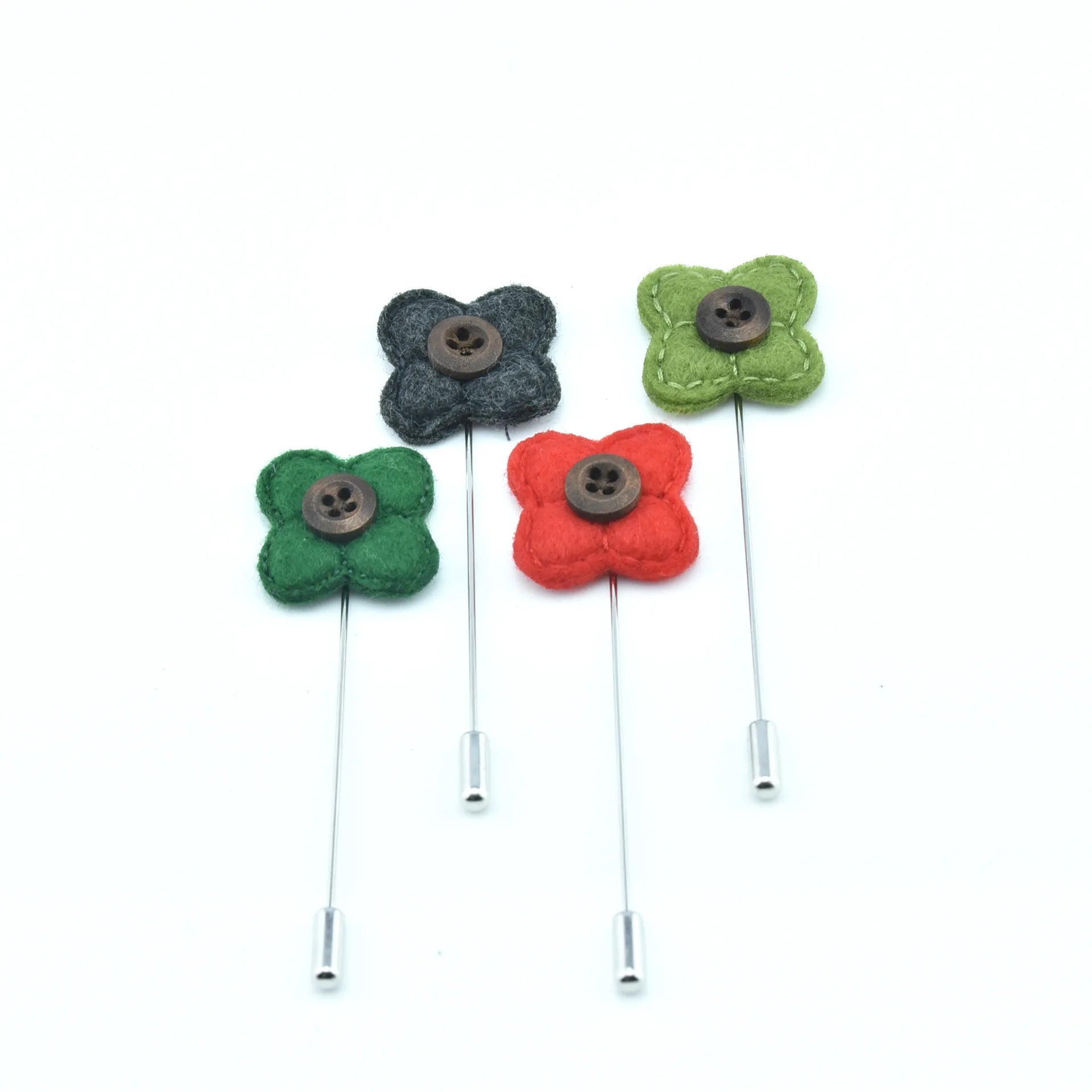 Men's Flower Lapel Pin Button Wedding Boutonniere Brooch Groom Bridegroom Buttonhole Corsage Pin for Suits for Parties Gifts